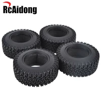 rcaidong 4pcs 75mm 1 55inch rubber wheel tires tyre for rc crawler car axial yeti jr 90069f6
