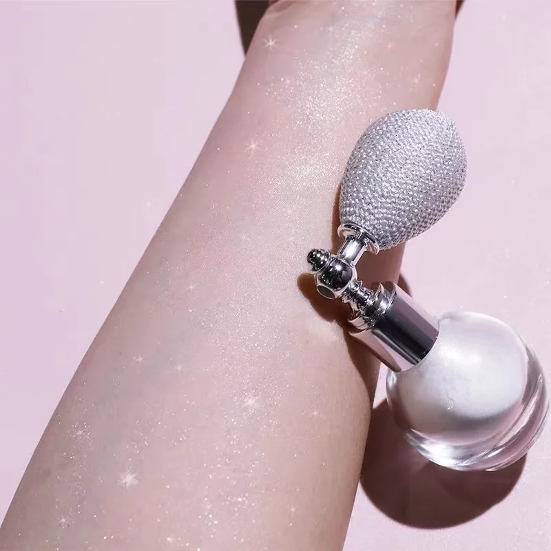 

Light makeup grace Highlighter Powder Spray High Gloss Glitter Powder Cosmetics for Face Body girl friend gift Shimmer Sparkle