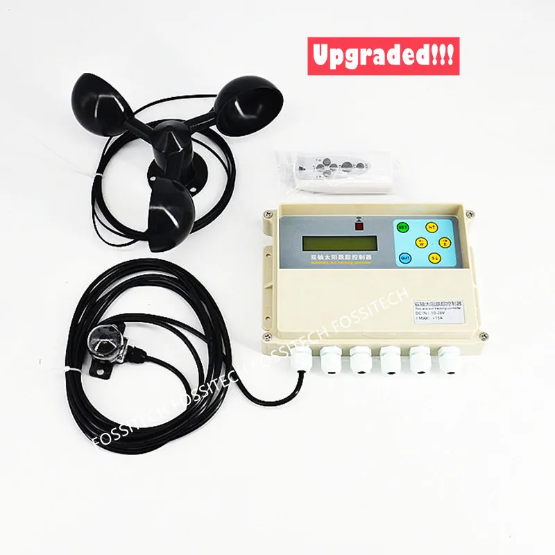 Обновленный! Солнечный трекер с Двойной Осью контроллер Солнечная