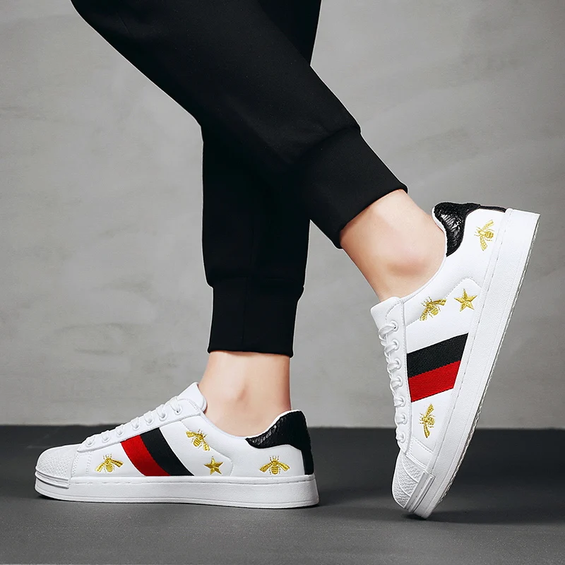 Brand Men Skateboarding Flat Man Sneakers Zapatos Hombre Spring Autumn Male Sport Shoes Rubber Mens Luxury Shoes Rubber Boots