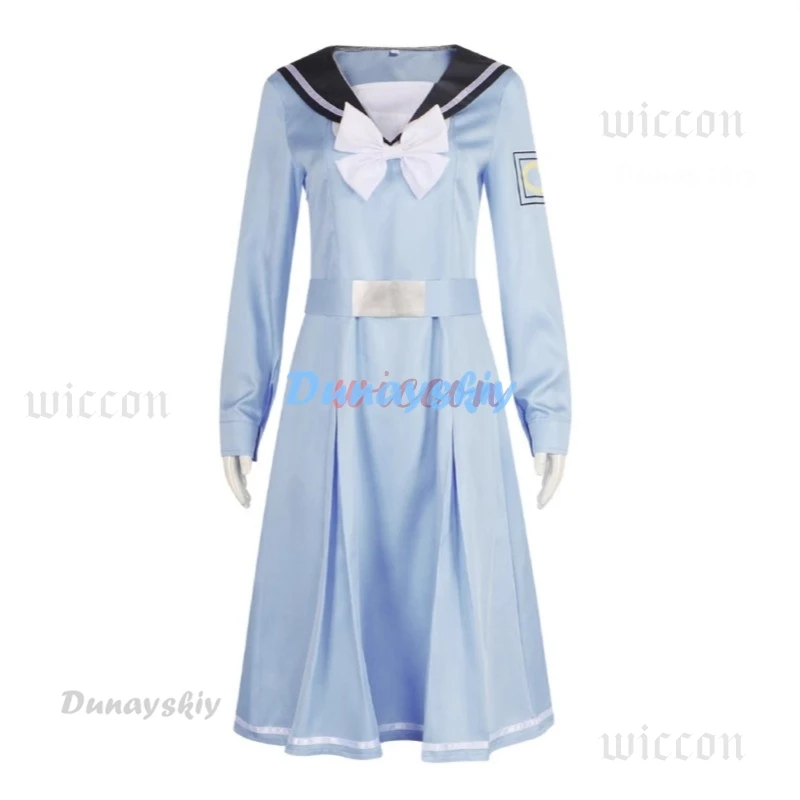 Фото Аниме Kimi No Iro Your Color Hikari Косплей Костюм Цвета в синем платье Школьная форма Женщина Kawaii Campus Костюм моряка №5
