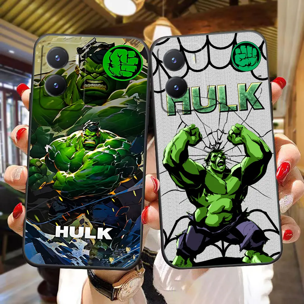 Чехол для телефона Marvel Hero The Hulk VIVO Y100 Y93 Y78 Y77 Y76 Y72 Y50 Y51 Y36 Y35 Y28 Y27 Y22S Y21 Y20 Y19 Y17 Y17S Y16 Case