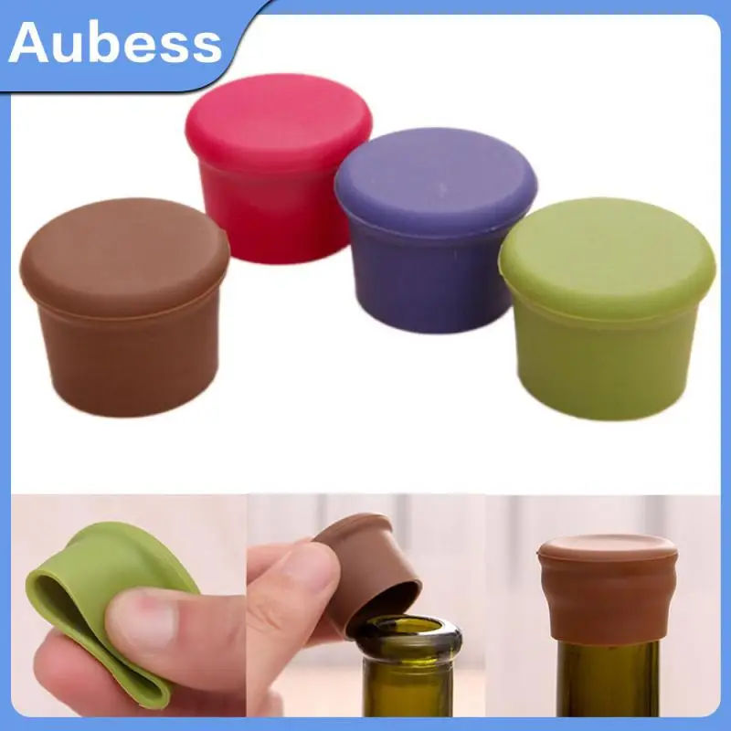 

Strong Seal Bottle Sealers Cork Beverage Closures Leak Free Silicone Cap Flexible New Durable Bottle Stopper Wine Beer Cover