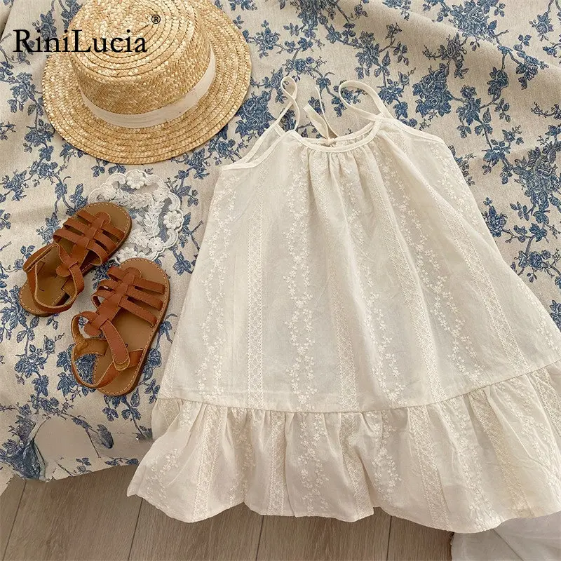

New In Dress for Girls Summer Ruffles Suspender Baby Dresses Toddler Kids Clothes Girls Children's Dresses Clothing