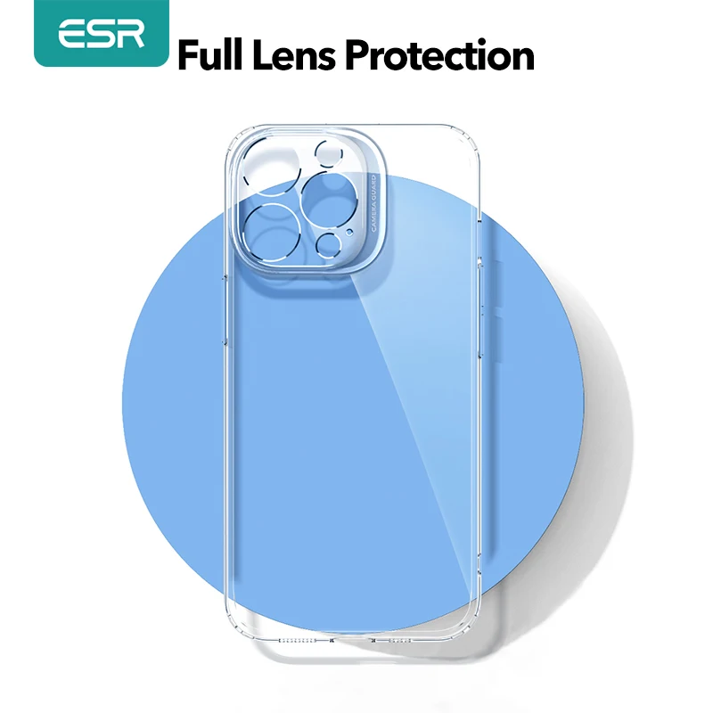 

ESR Case for iPhone 13 Clear Case for iPhone 13 Pro Max Mini Case TPU Transparent Soft Back Camera Shockproof Protective Cover