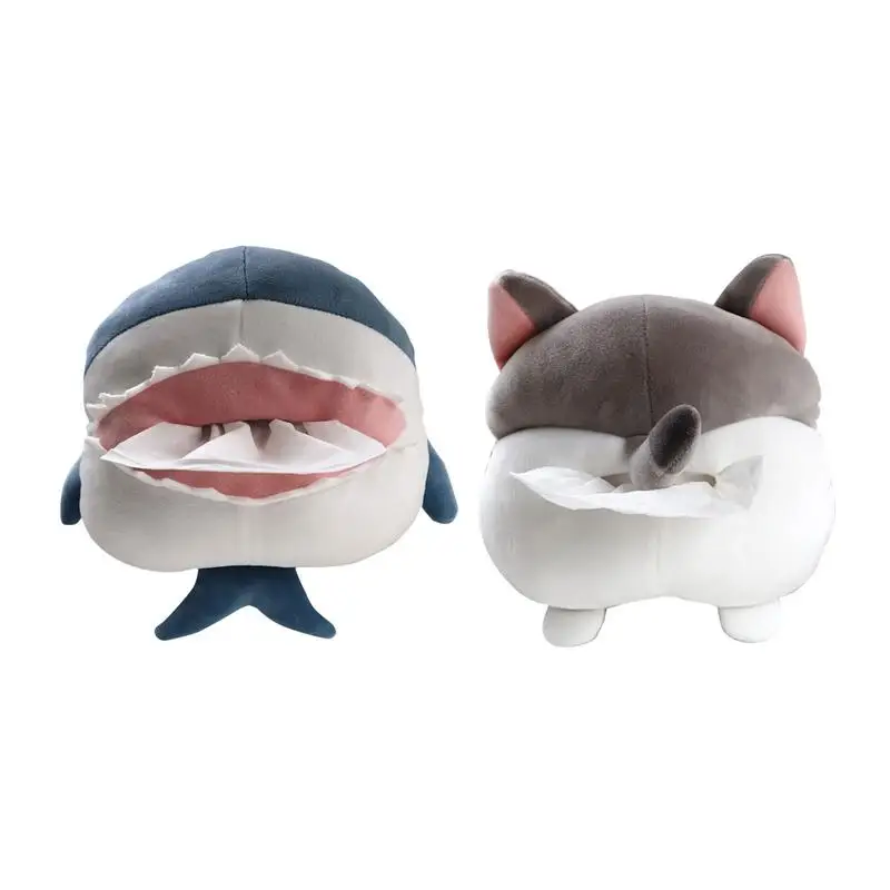 

Car Tissue Box Light Cute Cartoon Napkin Tissue Paper Holder Tissue Case Organizer Car Center Console Armrest Napkin Box