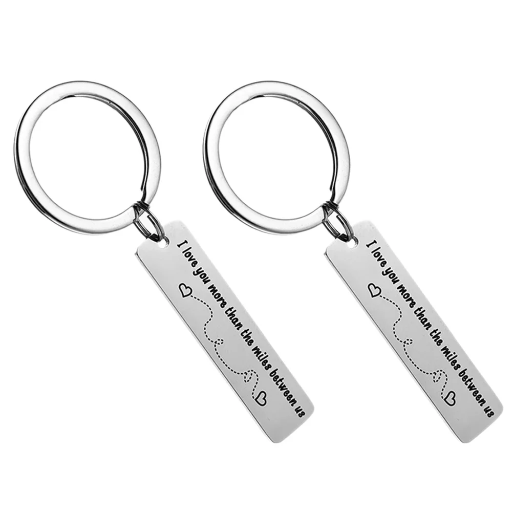

2pcs Couple Key For Boyfriend Girlfriend Distance Relationships Men's Gifts Christmas Giveaways