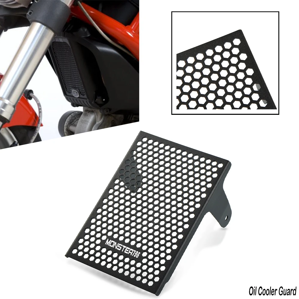 

Radiator Guard Grille Water tank Protector Cover For Ducati Monster 796 2010-2016 Monster 1100 1100 S/EVO Oil Cooler Guard Cover