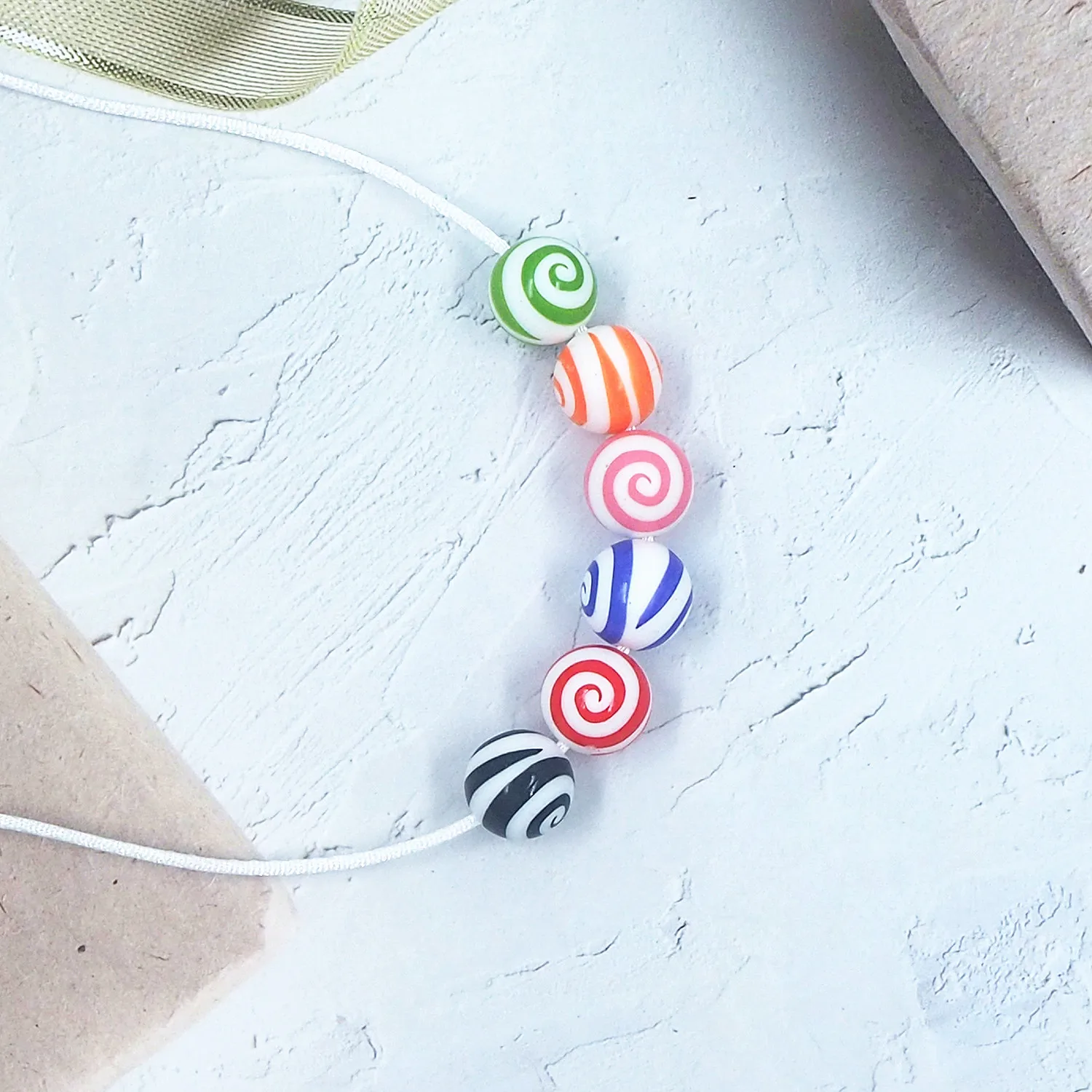 50 шт. круглые силиконовые бусины Chenkai 15 мм