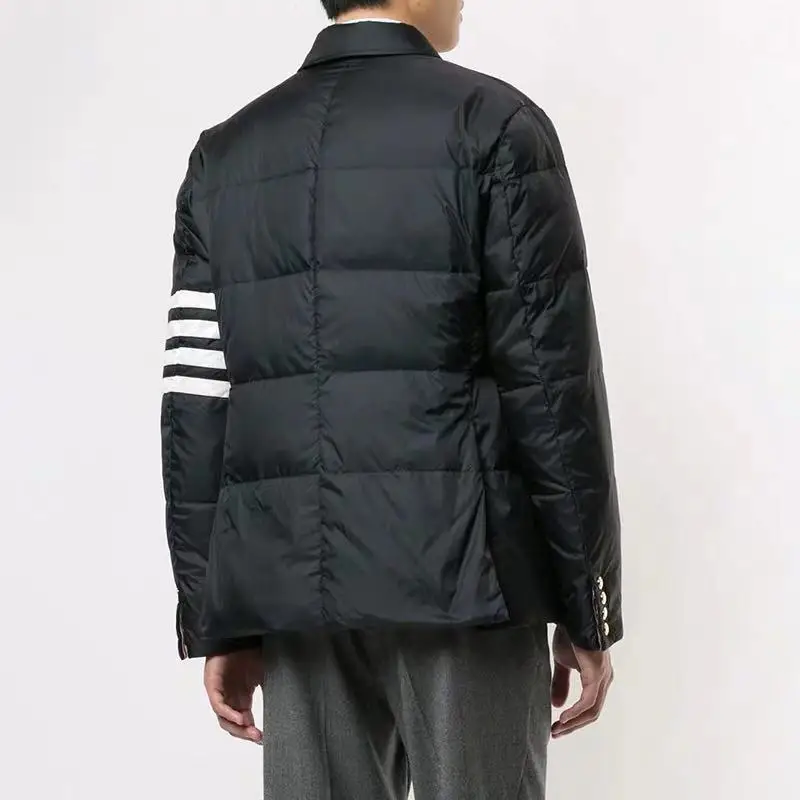 TB Four Stripes Dark Blue TB Suit Down Jacket Men