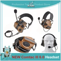 z tac tactical headphones softair comtac iii military headset noise canceling for airsoft baofeng ptt hunting shooting accessori