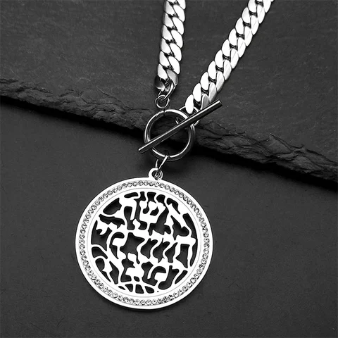 JYTF Золотые ожерелья с кулоном Chai из нержавеющей стали