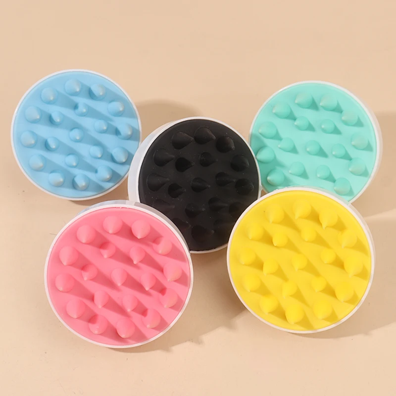 1 шт. силиконовая щетка для мытья и сушки головы