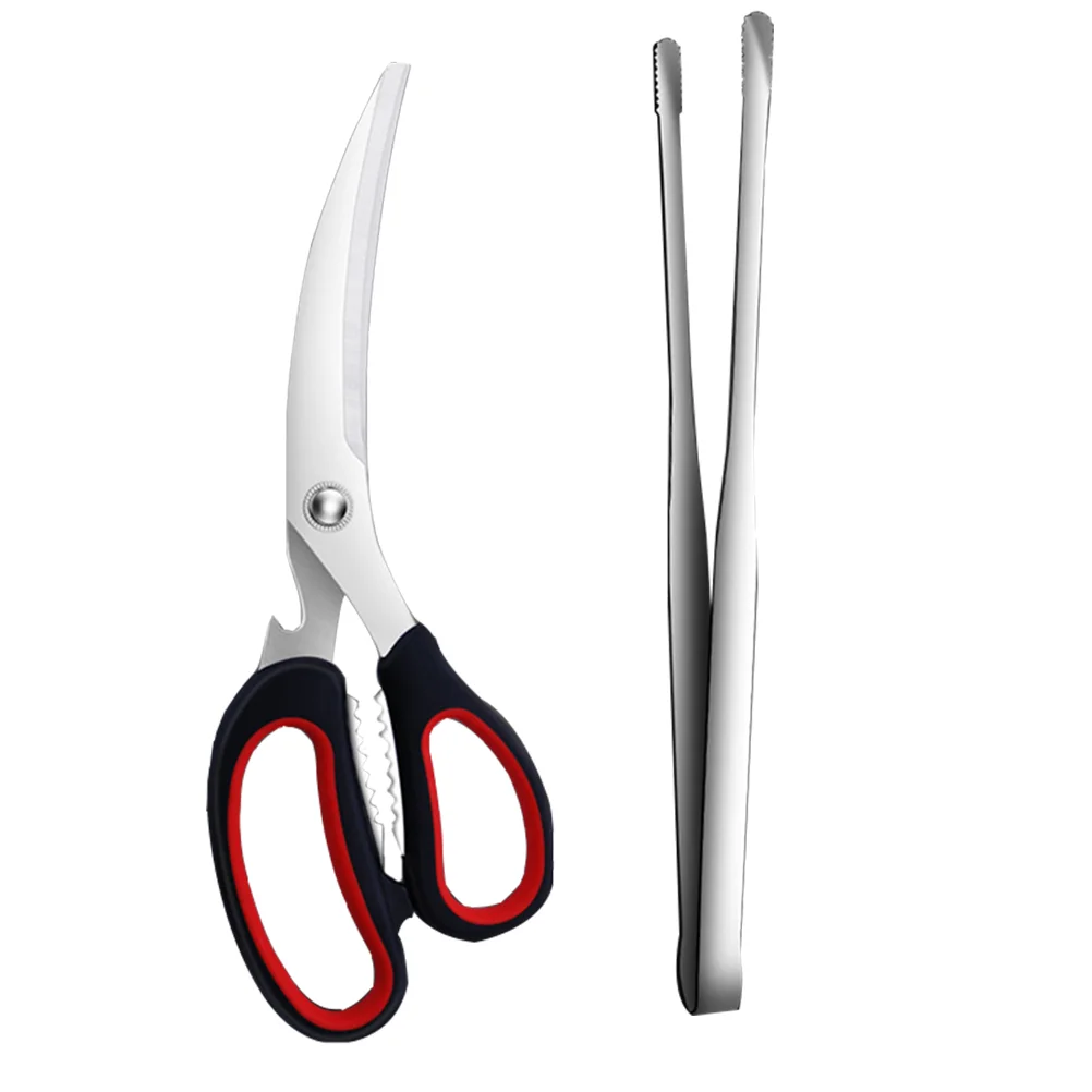 

Grilling Scissor Kitchen Shears for Bone Poultry Shears Barbecue Clip Barbecue Meat Scissor