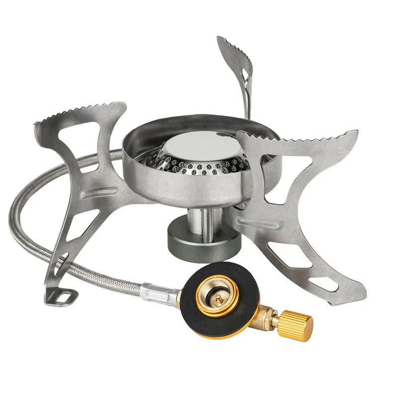 

Outdoor windproof stove head portable stove pots and field camping supplies equipment picnic stove high-altitude self-driving