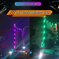 24v led truck warning light strip roof bumper door lamp laser fog lights anti fog lights parking brake flashing accessories