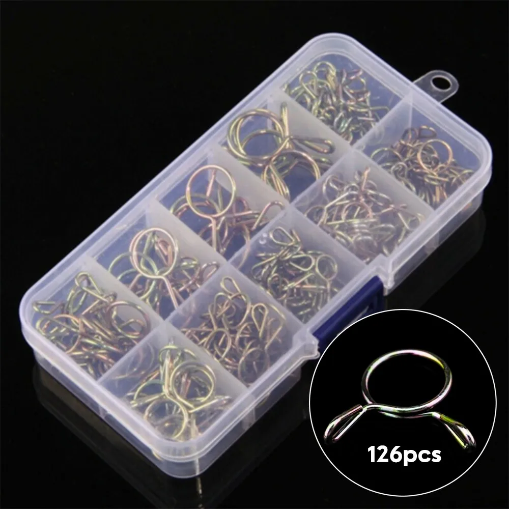 

Parts Spring Clip 5mm-14mm Accessories Assortment Kit Fuel Oil Hose Line Clips