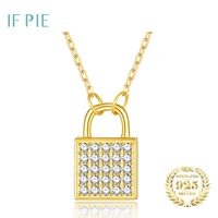 if pie new chain with lock necklace for women padlock pendant necklace 2022 ol style essential oil fragrance jewelry fashion