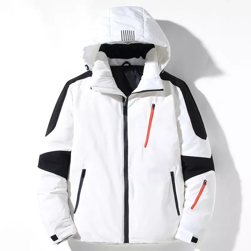 

2023New Winter New Men's Casual Duck Down Jacket Men Outdoor Warm and Windproof Hooded Parkas Coat Men Jacket Clothing
