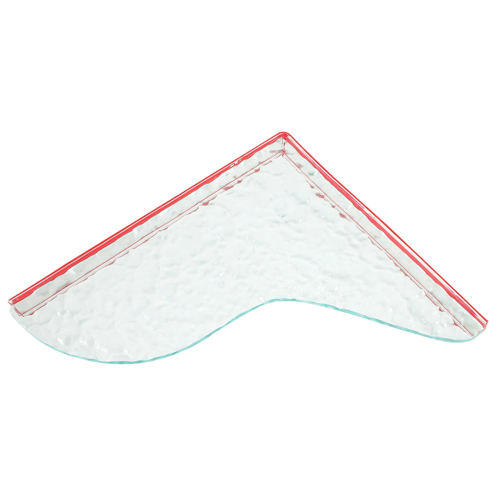 

Acrylic Shower Splashing Guard Washbasin Bathtub Edge Water Ripple Bathroom Corner