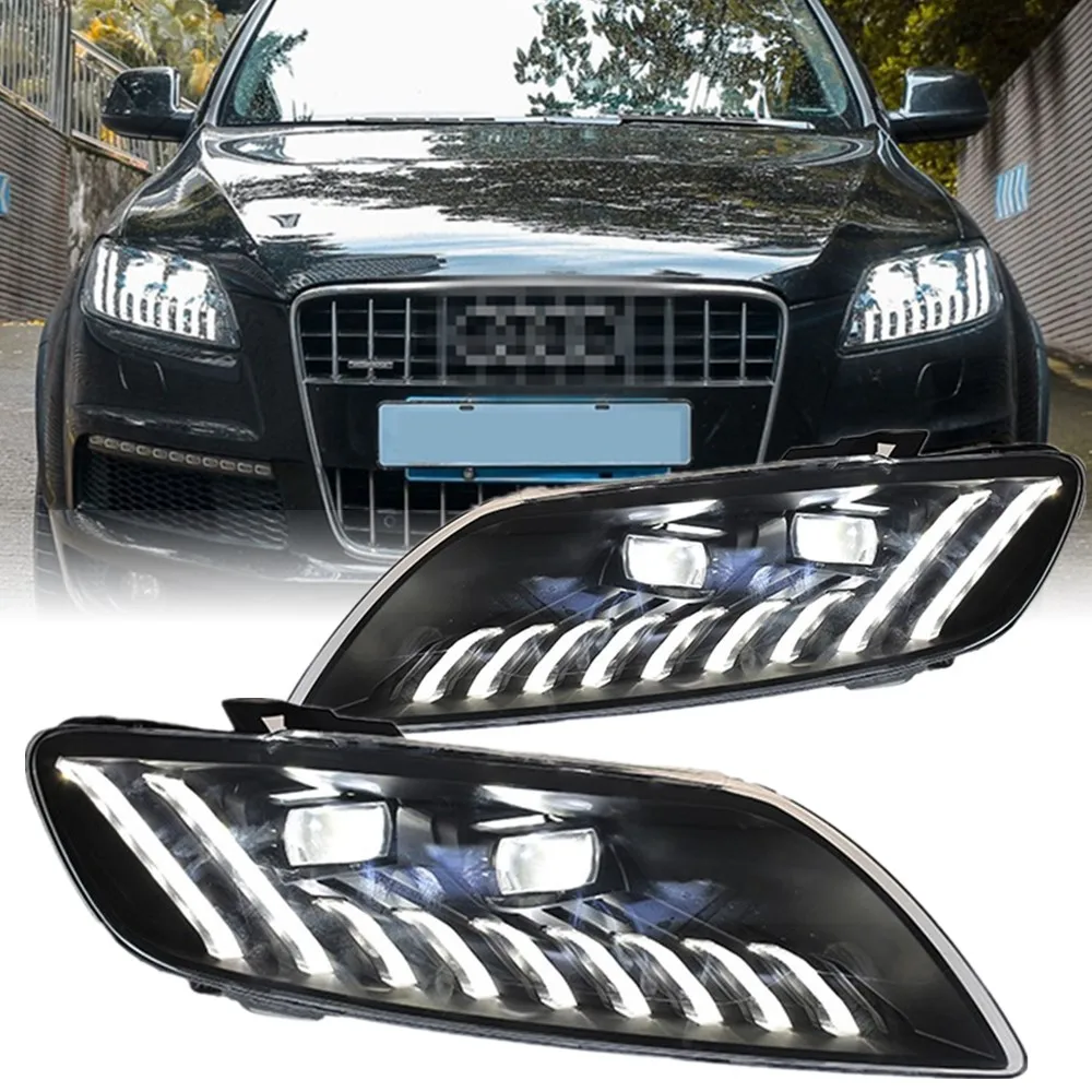 Автомобильный Стайлинг фара в сборе для Audi Q7 2006-2015 фары объектив проектора