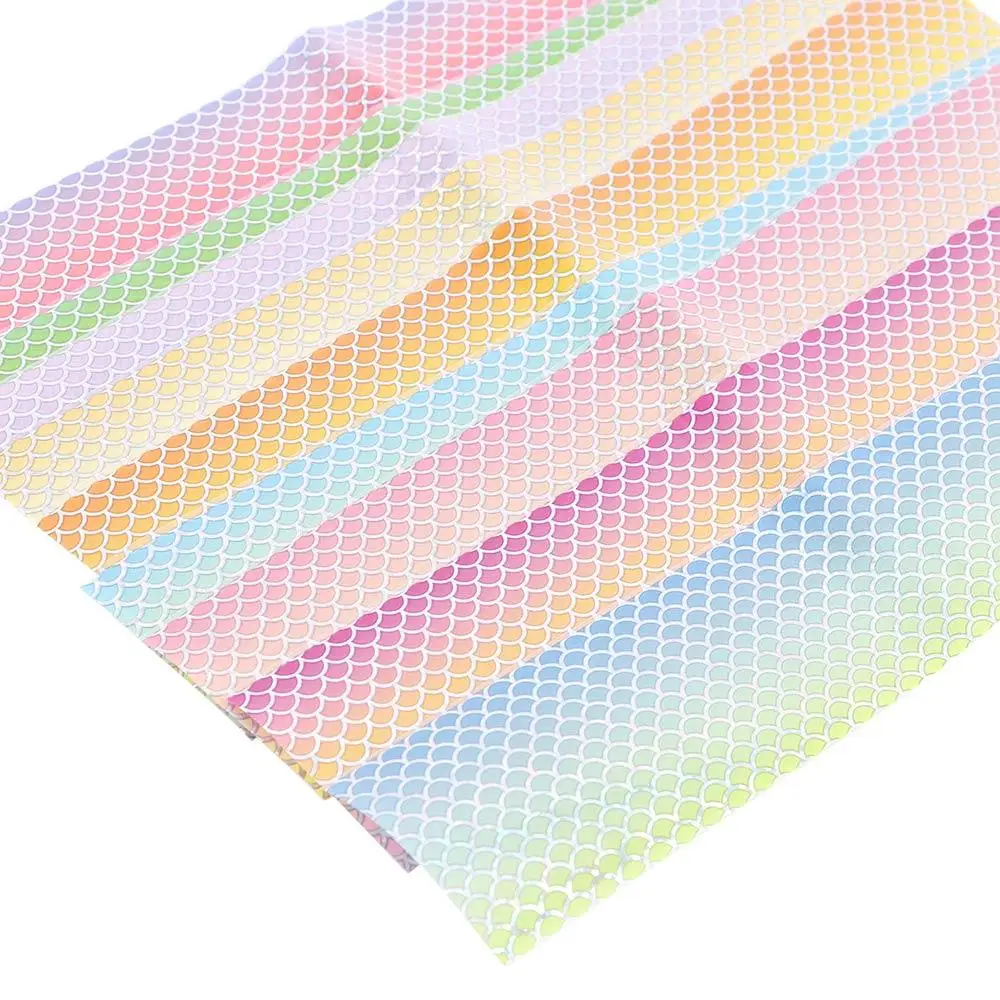 

Self Adhesive 10Pcs/Set Gradient Mermaid Manicure Holographic Wave Decal Nail Stickers Nail Art Decorations Nail Foils