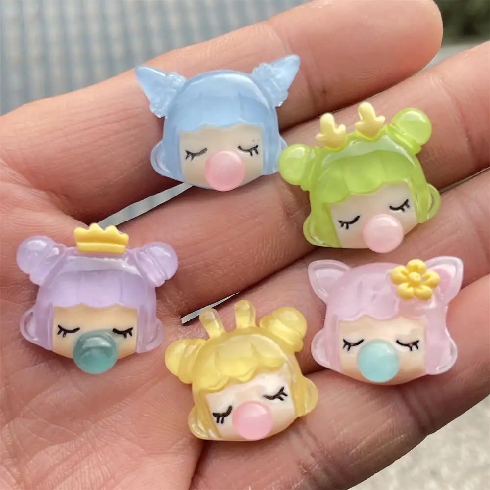 

5 шт., прозрачные кабошоны из смолы с плоской задней стороной