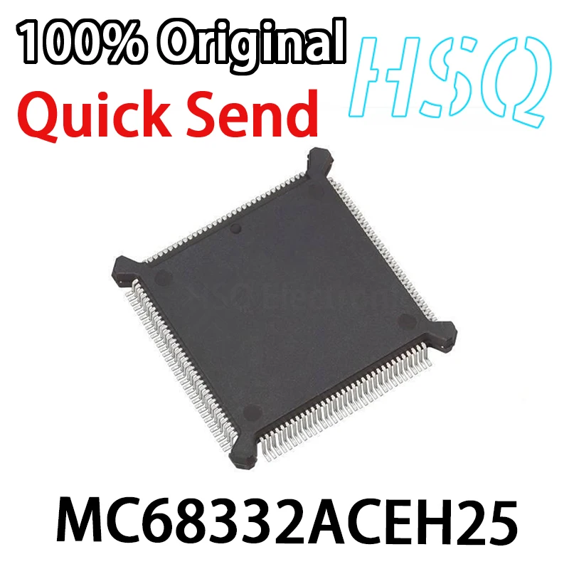 

5PCS MC68332ACEH25 MC68332 QFP-132 New Original 32-bit Microcontroller