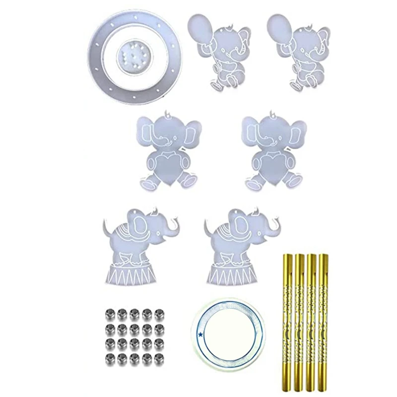 

1 Набор, силиконовая форма для китайских колокольчиков, форма для эпоксидной смолы, форма в форме животного для эпоксидной смолы, украшение ...