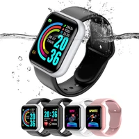 y68 d20 fitness tracker bracelet bluetooth sport smartwatch pedometer blood pressure heart rate monitor activity smart watch
