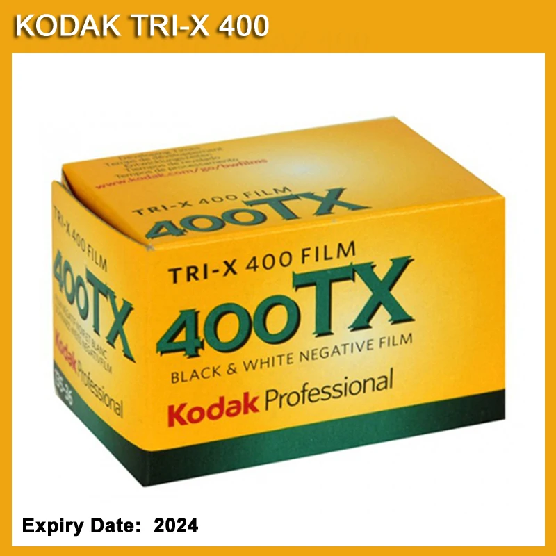 

New Kodak TRI-X 400TX Professional IOS 400 135mm Black & White Negative Film 1-5 Roll (Expiration Date: 2024)