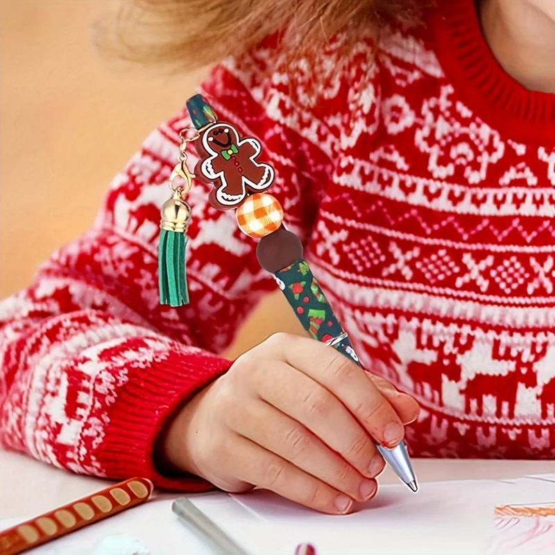 12 шт. ручки из бисера пластиковая шариковая ручка с различными