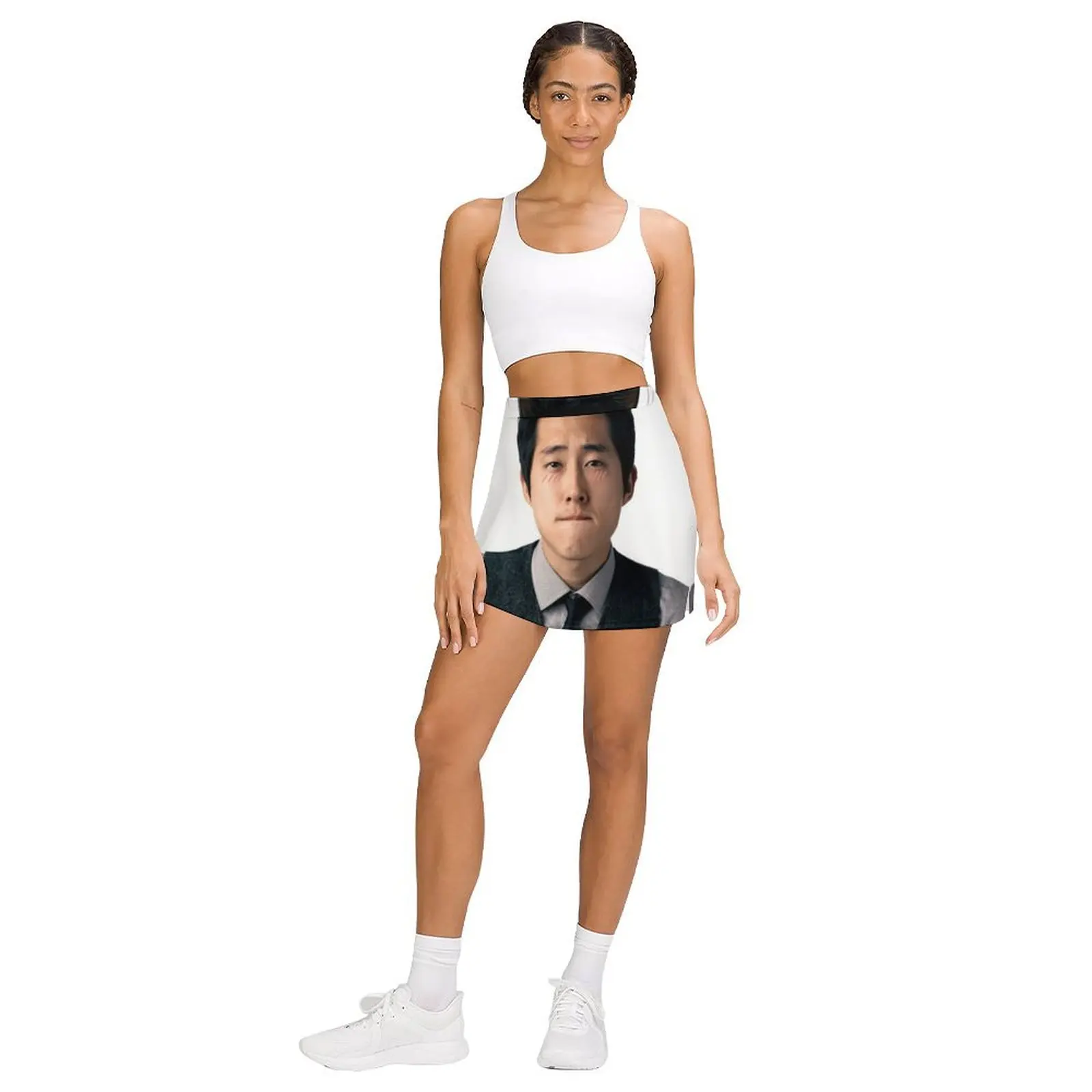 Мини-юбка Steven Yeun Glenn Rhee с котенком модная корейская одежда юбка для девочек