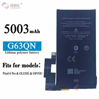 g63qn 100 orginal replacement battery for htc google pixel 6 pro high quality mobile phone built in 5003mah lithium new bateria