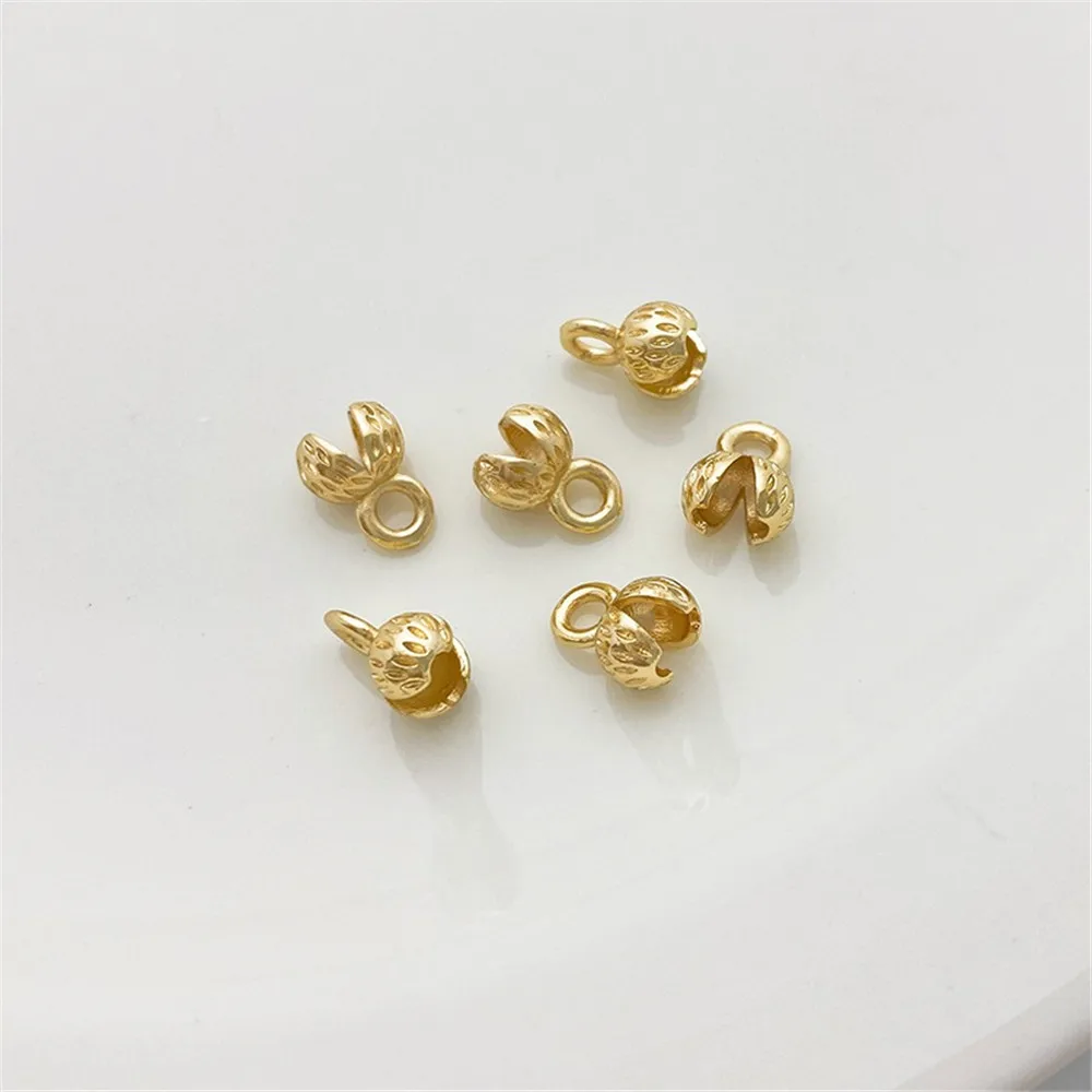 Застежка-бутон 14-каратного золота браслет ручной работы сделай сам