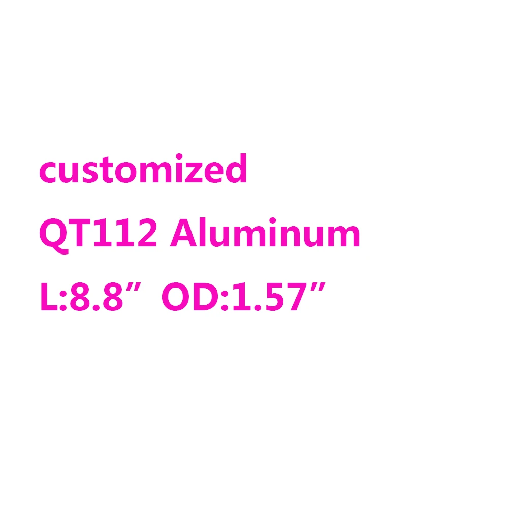 

OD 1.57" L 8.8" 7075 Aluminum sprial 1/2x28 oil catching cans for Car 8.8 inch 9mm s adapter 5/8x24