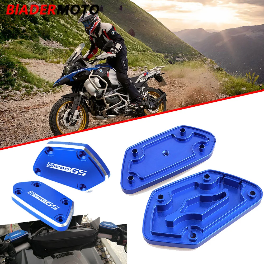 

For BMW R1250GS HP R1250 GS ADVENTURE 2018 - 2023 2022 2021 Motorcycle Accessories CNC Front Brake Oil Fluid Reservoir Tank Cap