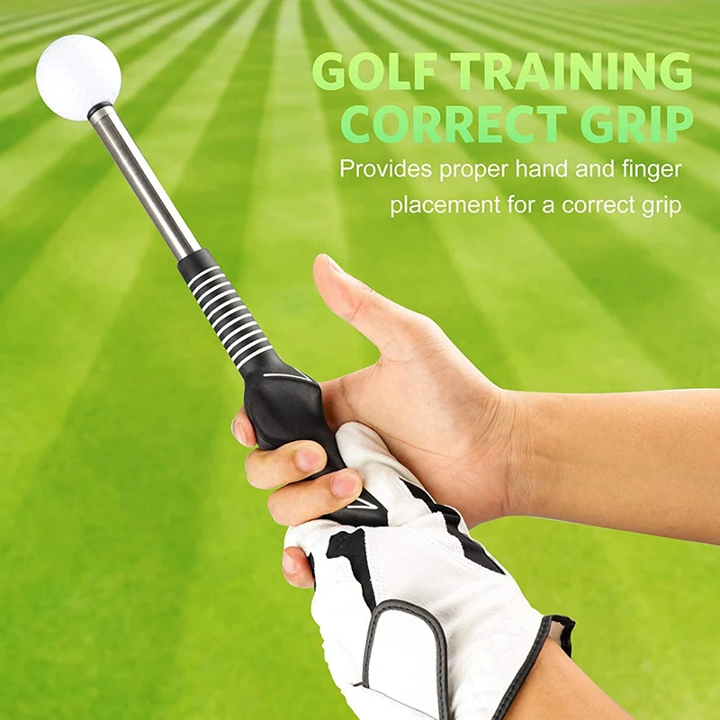

Golf Swing Trainer Aid - Golf Swing Training Aid for Flexibility, Tempo, and Strength Golf Warm-Up Stick