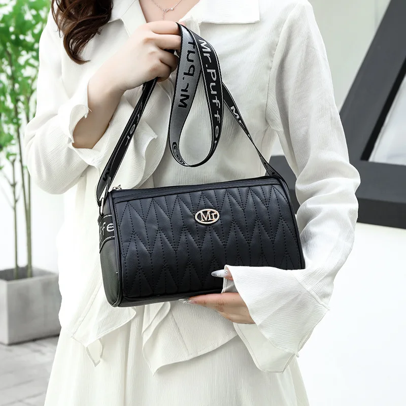 Модная женская сумка 2024 новая модная через плечо из искусственной кожи с