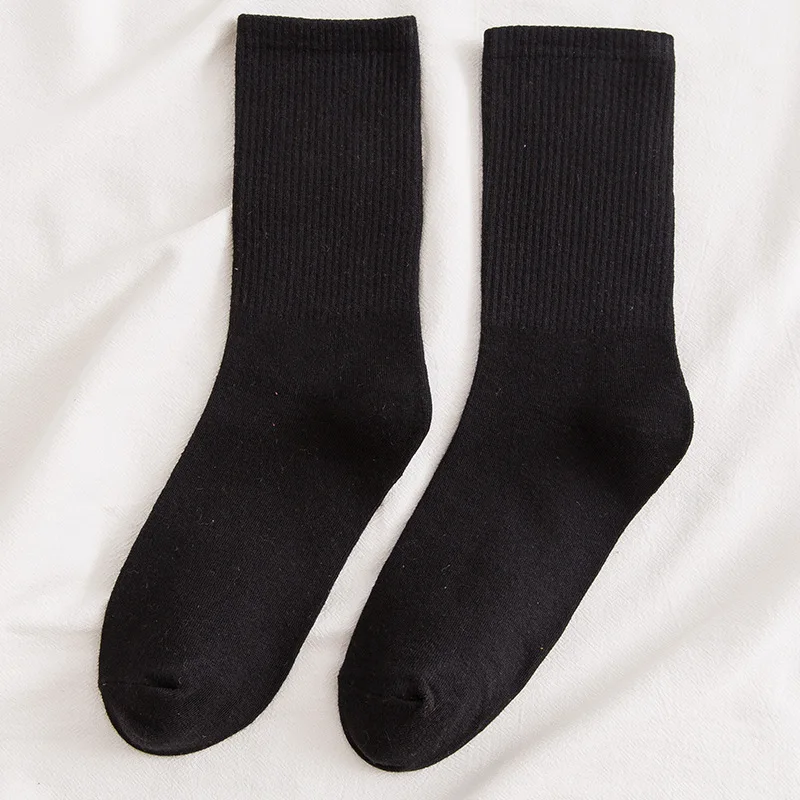Носки Женские однотонные из чистого хлопка 5 пар |