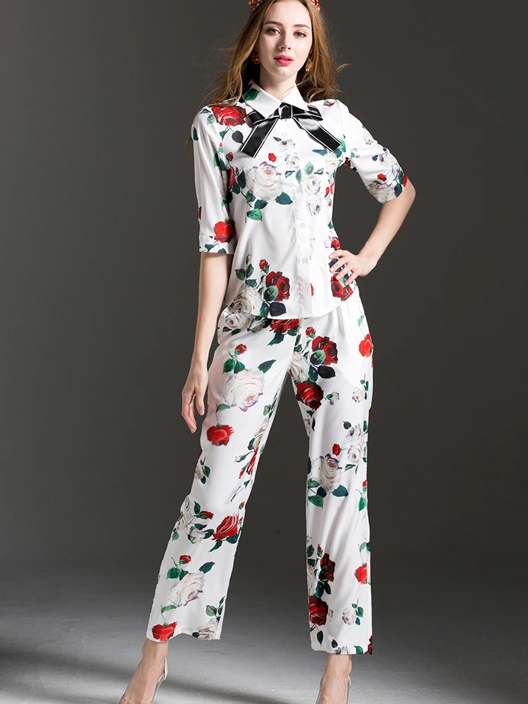 Ткань с принтом розы брендовая модная дизайнерская драпировка для одежды