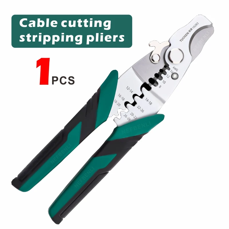 

Многофункциональные плоскогубцы для разделения проводов обжимные ножницы плоскогубцы электрики Клещи для клемм проводов Инструмент для зачистки