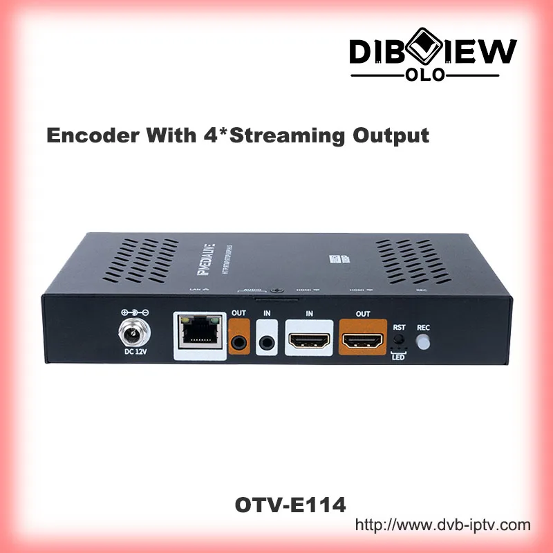 

H264 H265 HD HDMI Video Live Media Streaming IPTV Encoder For Youtube Facebook