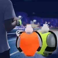 mini running wrist water bottle kettle holder wrist storage bag hydration pack soft flask for marathon riding fitness climbing