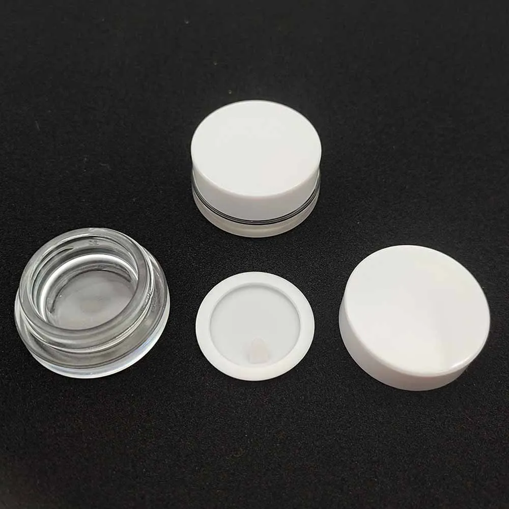 

Пустые баночки для крема, 50 шт., фотокосметический горшок для макияжа, прозрачный контейнер для теней для век, бальзама для ногтей и губ