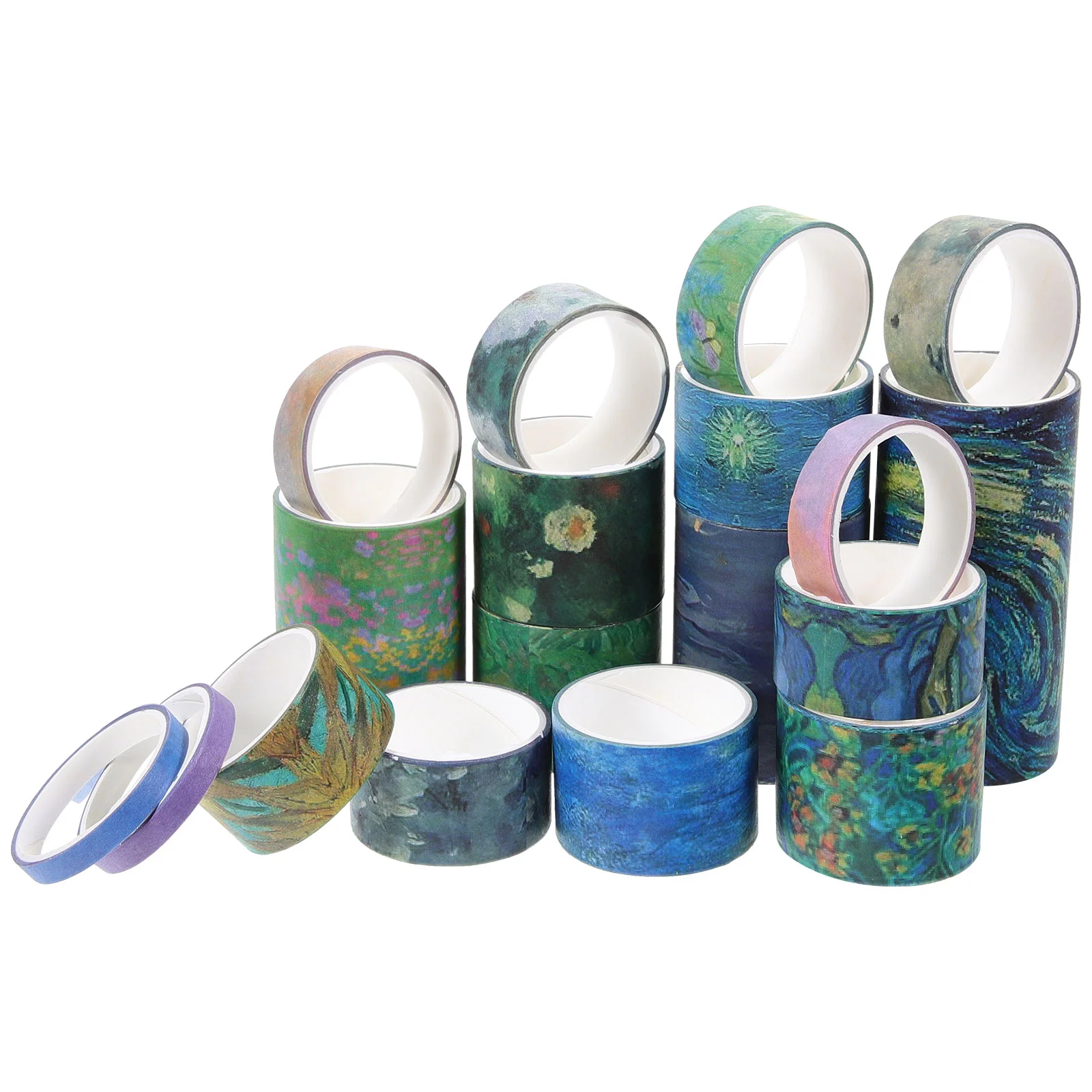 

18 Rolls Planner Supplies Stationery Tape Scrapbook Decor Journal Paper Scrapbooking Multi-purpose Student