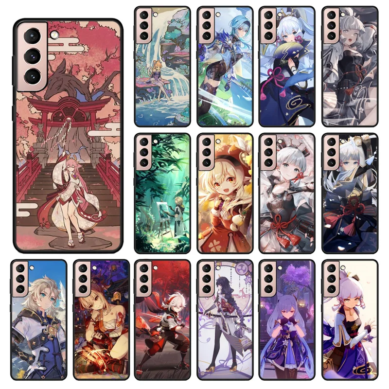 

Genshin Impact Game Yan Fei Phone Case for Samsung Galaxy S23 S22 S20 Ultra S20 S22 Plus S21 S10 S9 Plus S10E S20 FE Funda Capa