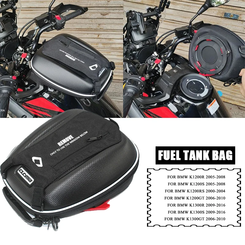 

Motorcycle Fuel Tank Bag Luggage For BMW K1200R K1200S K1200RS K1200GT K1300R K1300S K1300GT Navigation Racing Bags Tanklock