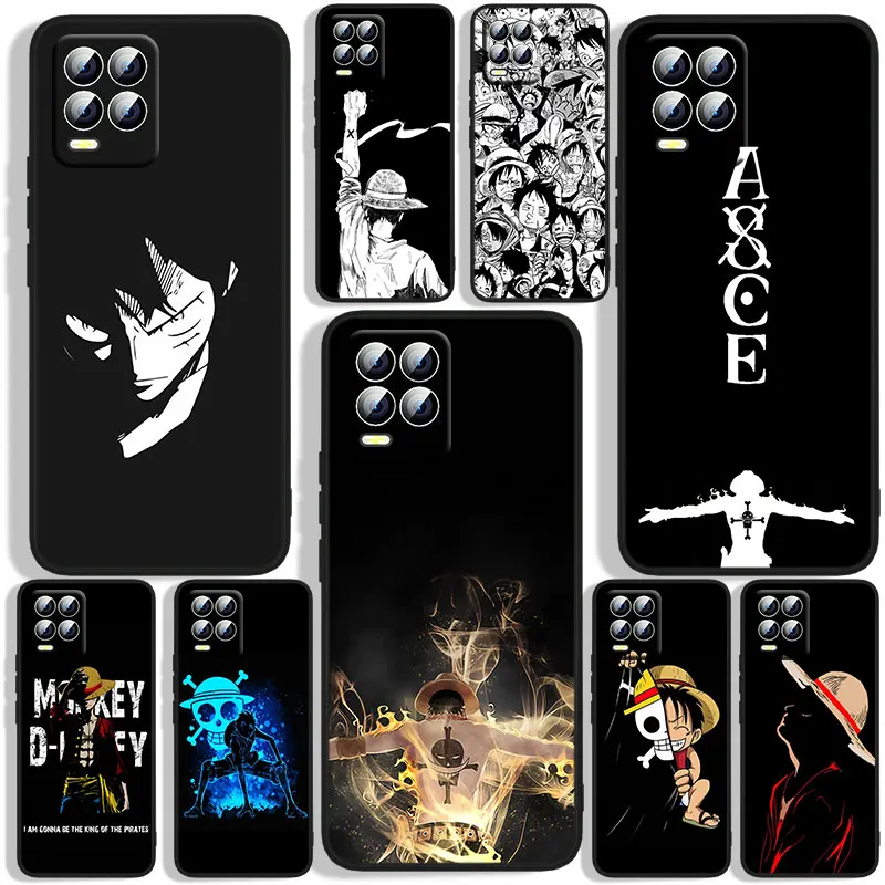 

Japanese Ones Pieces Phone Case For OPPO Realme C2 C3 C11 C20 C21 C21Y Q3S Q5i X2 X3 GT Neo2 GT2 GT Neo3 Black Cover Funda Soft