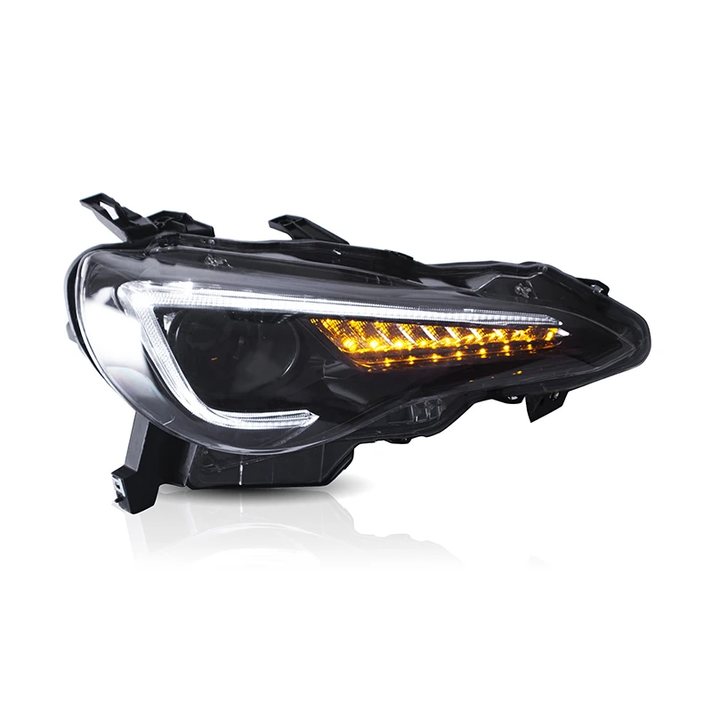 

apply to VLAND Wholesales LED Headlights Head Light 2012-UP Sequential Scion FR-S Lamp For Toyota BRZ FT86 GT86